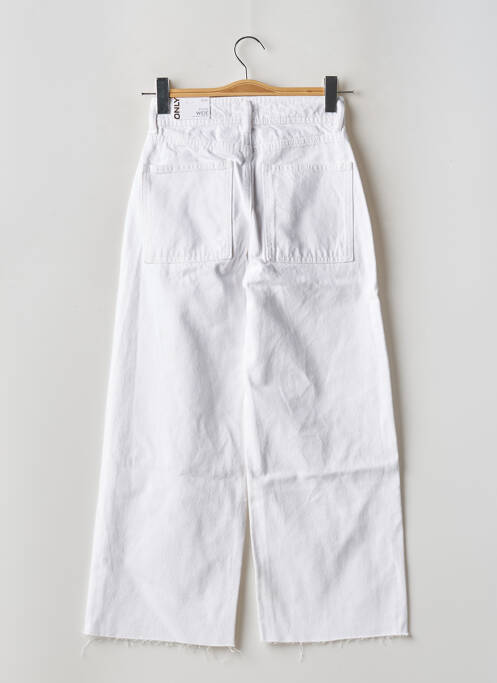 Blugi cu croială largă alb ONLY femeie