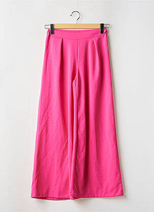 Pantalon evazat roz TERRA DI SIENA femeie