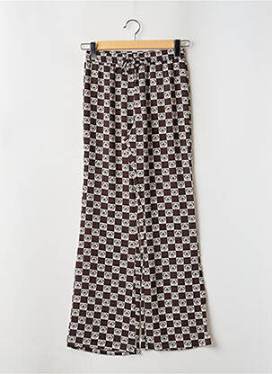 Pantalon evazat maro ONLY femeie
