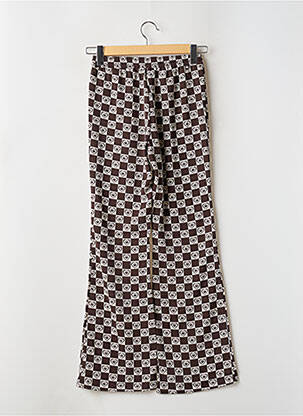 Pantalon evazat maro ONLY femeie