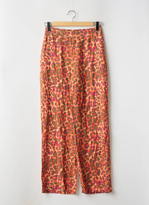 Pantalon evazat portocaliu VILA femeie