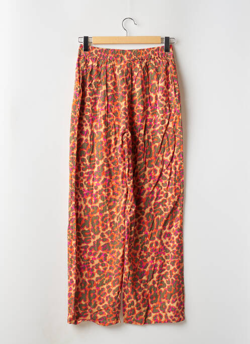 Pantalon evazat portocaliu VILA femeie