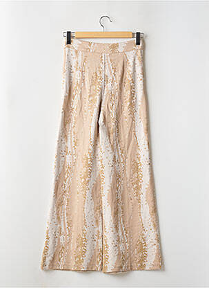 Pantalon evazat bej AMELIE & AMELIE femeie