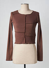 Tricou maro SUBDUED femme
