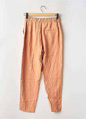 Pantalon evazat portocalie MANGO femeie