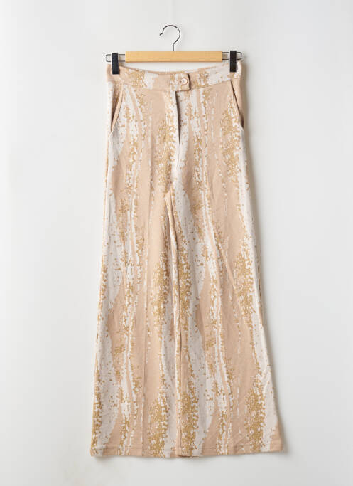 Pantalon evazat bej AMELIE & AMELIE femeie