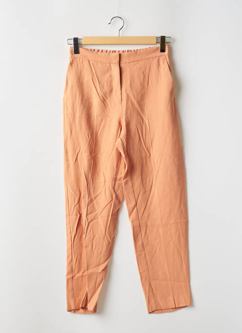 Pantalon evazat portocaliu MANGO femeie
