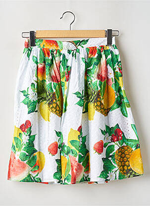 Fustă scurtă alb GUESS fată