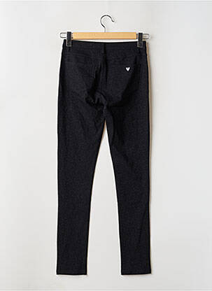 Pantalon slim negru GUESS fată
