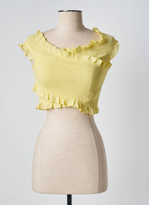 Tricou galben MANGO femeie