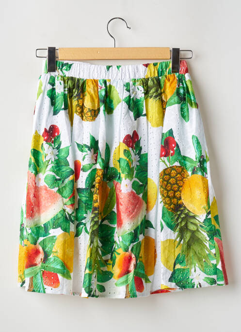 Fustă scurtă alb GUESS fată