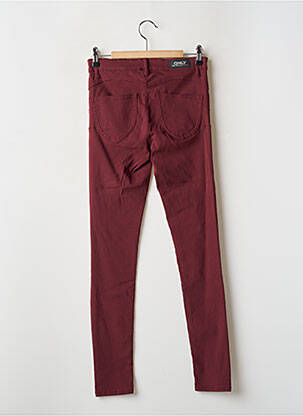 Pantalon slim roșu ONLY femeie