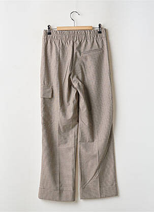 Pantalon evazat bej OPUS femeie