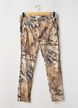 Blugi cu croială slim maro PLEASE femeie