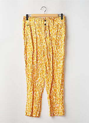 Pantalon evazat galben STREET ONE femeie
