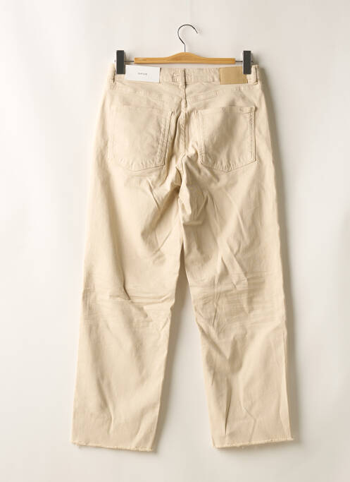 Blugi cu croială dreaptă alb OPUS femeie