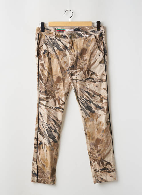 Blugi cu croială slim maro PLEASE femeie