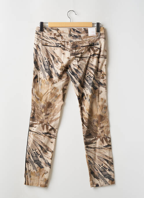 Blugi cu croială slim maro PLEASE femeie