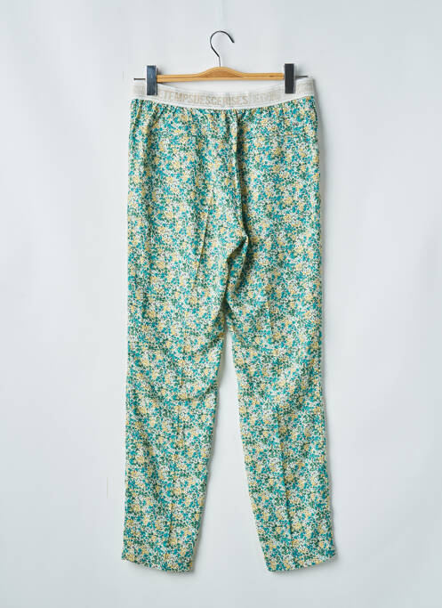 Pantalon evazat verde LE TEMPS DES CERISES femeie