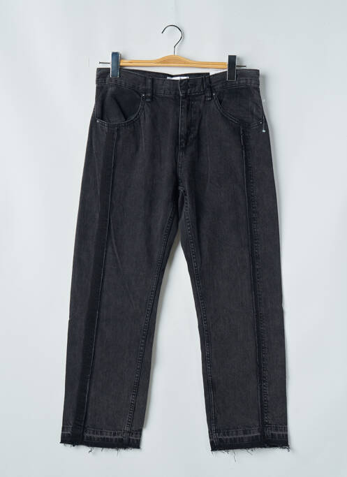 Blugi cu croială dreaptă negru MANGO femeie