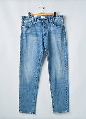 Blugi cu croială slim albastru JACK & JONES bărbat