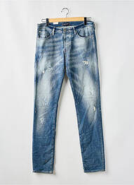 Blugi cu croială slim albastru JACK & JONES bărbat