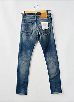 Blugi cu croială slim albastru JACK & JONES bărbat