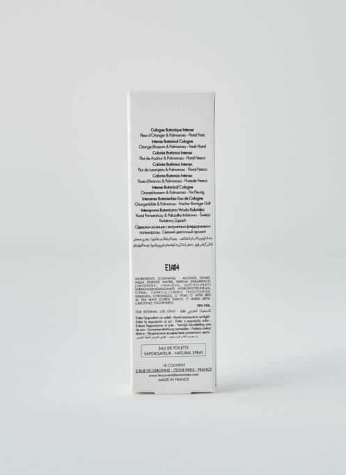 Apă de colonie multicolor LE COUVENT unisex