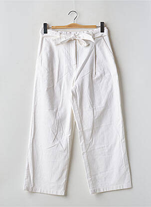 Pantalon drept alb OPUS femeie