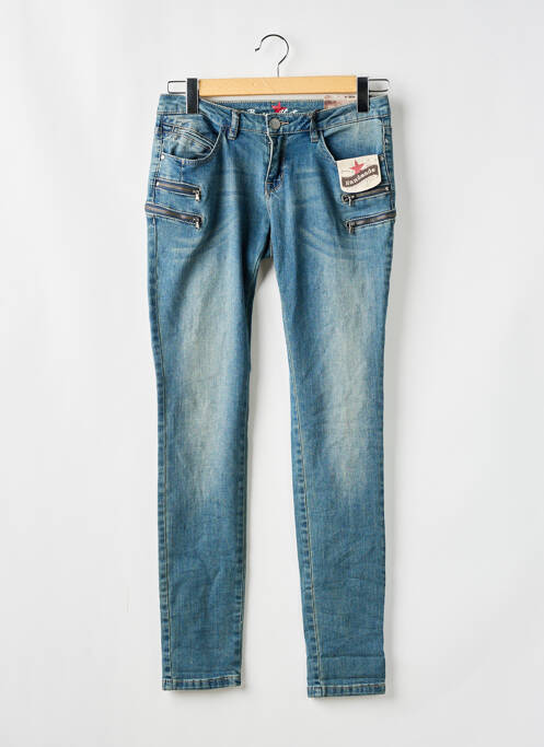 Blugi skinny albastru BUENA VISTA femeie