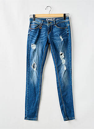 Blugi skinny albastru ONLY femeie