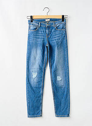 Blugi cu croială dreaptă albastru ONLY fată