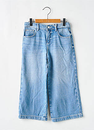 Blugi cu croială largă albastru GUESS fată