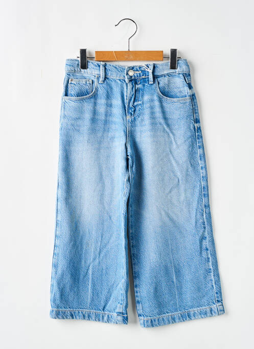 Blugi cu croială largă albastru GUESS fată