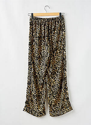 Pantalon evazat bej ONLY femeie