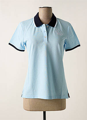 Polo albastru deschis DELAHAYE femeie