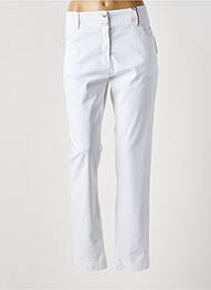 Pantalon drept alb DELAHAYE femme