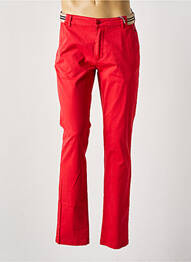 Pantalon chino roșu DELAHAYE homme