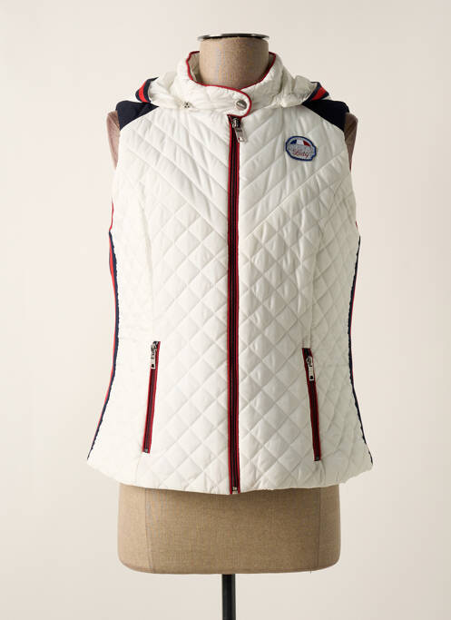 Geacă matlasată alb DELAHAYE femeie