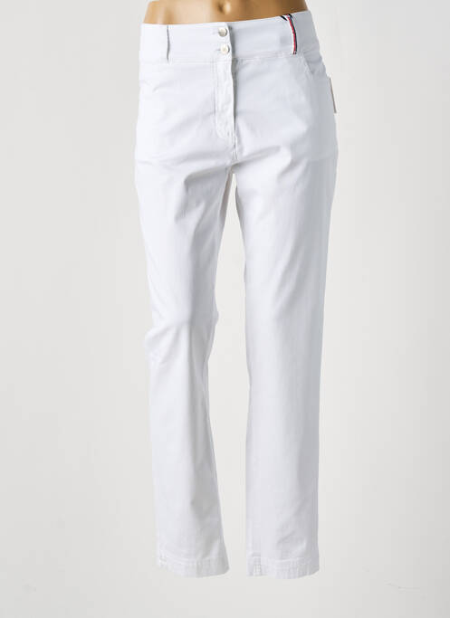 Pantalon drept alb DELAHAYE femeie