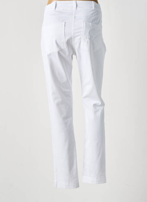 Pantalon drept alb DELAHAYE femeie