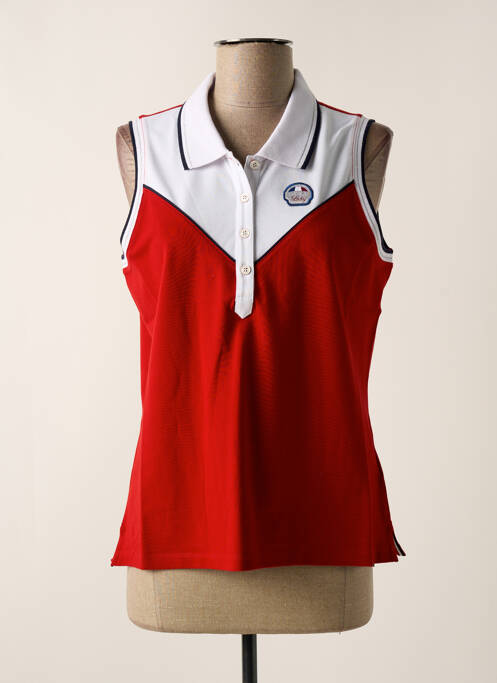 Polo roșu DELAHAYE femeie