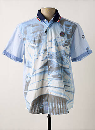 Cămașă cu mâneci scurte albastru deschis DELAHAYE bărbat