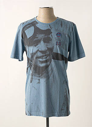 Tricou albastru DELAHAYE bărbat