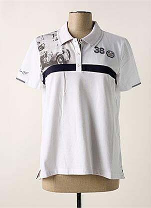 Polo alb DELAHAYE femeie