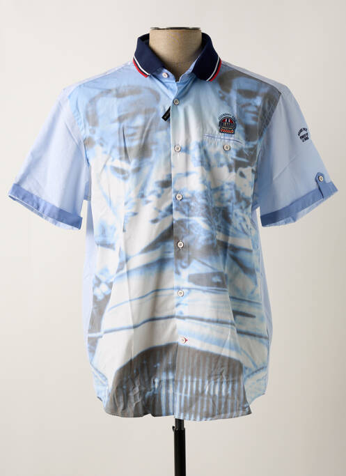 Cămașă cu mâneci scurte albastru deschis DELAHAYE bărbat