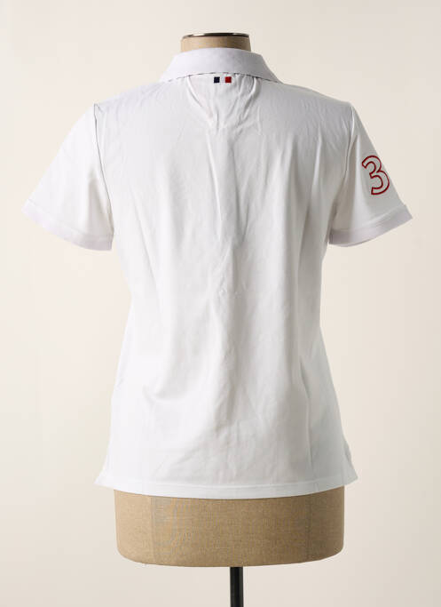 Polo alb DELAHAYE femeie