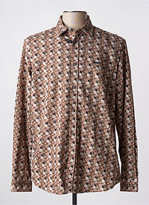 Cămașă cu mâneci lungi bej DELAHAYE bărbat