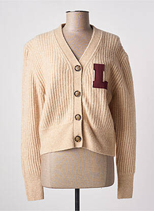 Vestă cu mâneci lungi gri multicolor DELAHAYE femeie