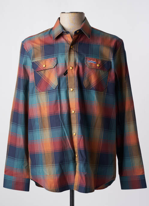 Cămașă cu mâneci lungi maro deschis DELAHAYE bărbat